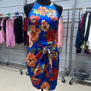 NWT GUESS FIQUEROA floral print SL Harper dress